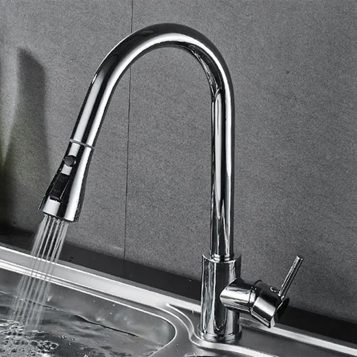 Смеситель для кухни MOIIO с масляной прорезинкой однотонный латунный кран одной