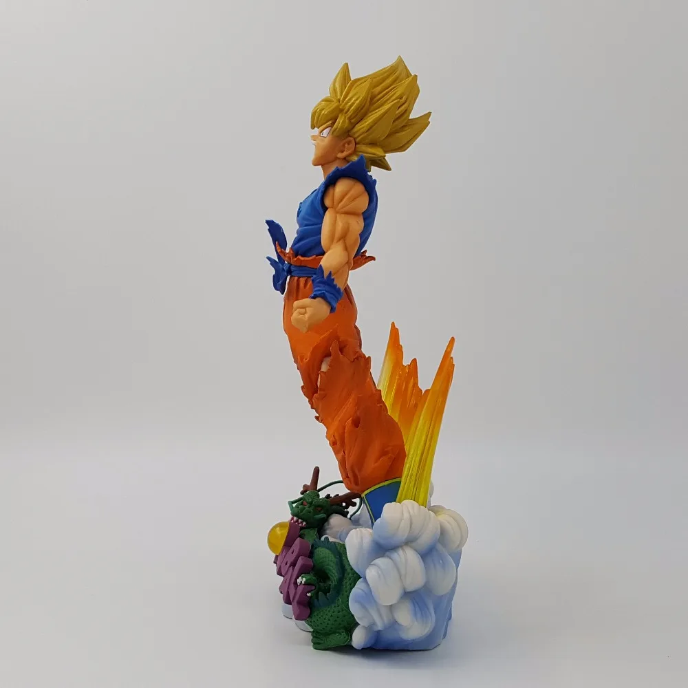 Dragon Ball рисунок Сон Гоку MSP Супер Saiyan в Кисточки фигура ПВХ 240 мм Z фигурку DBZ DragonBall Z|