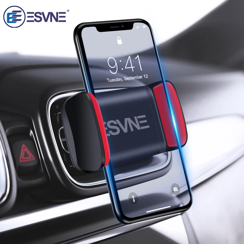 ESVNE Универсальный держатель для телефона в машину For Iphone X 8 7 6 Air Vent Mount
