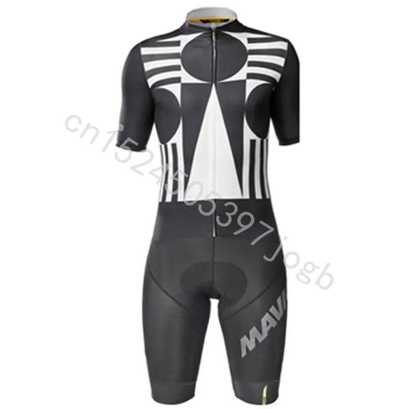 Командная одежда для велоспорта MAVIC, велосипедная майка, Ropa Ciclismo, мужская летняя велосипедная майка, облегающий костюм, 9D, велосипедные шорты, комбинезон - Цвет: 9