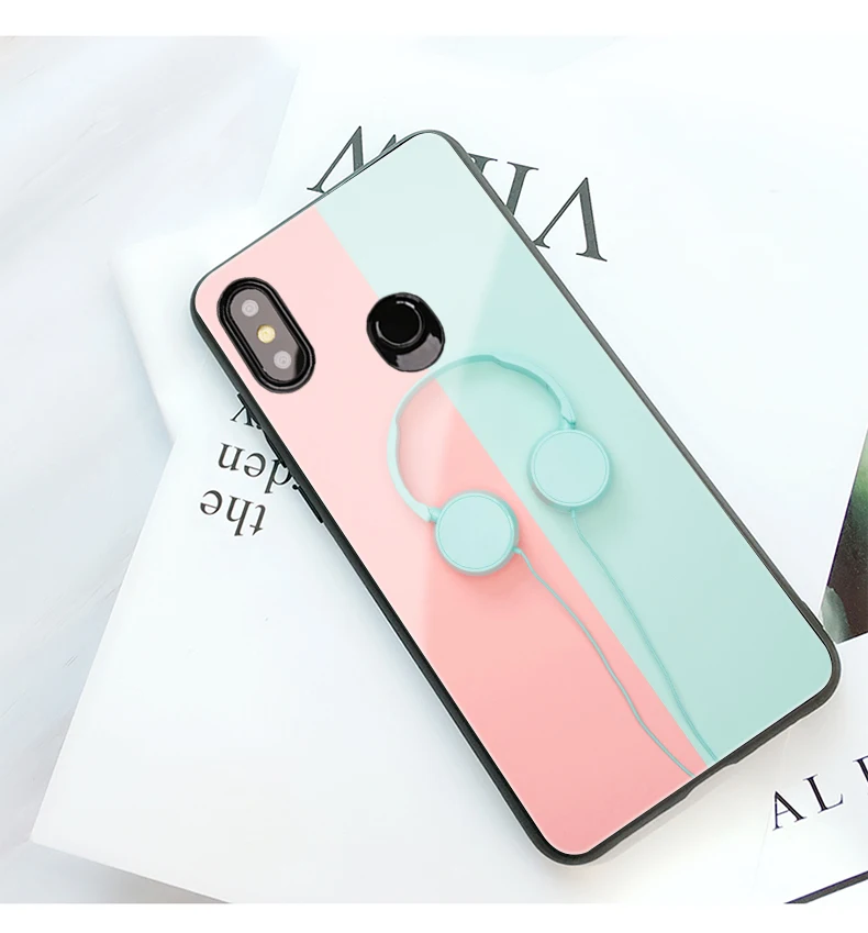 Для Xiao mi 8 чехол mi 8 Lite чехол стеклянный Жесткий Чехол для Xiao mi Red mi Note 7 Чехол mi 8 Explore ore 6X A2 mi 8 Lite чехол для мобильного телефона s милый