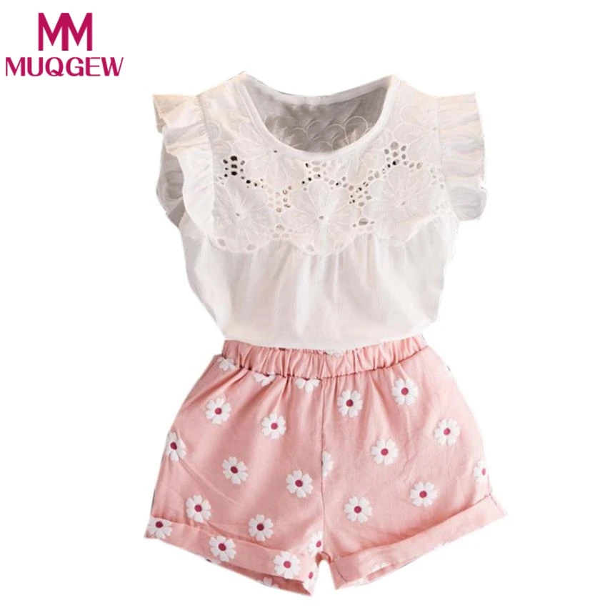 2 шт./комплект футболка и шорты для девочек|children clothing|girls clothesgirl clothes set |