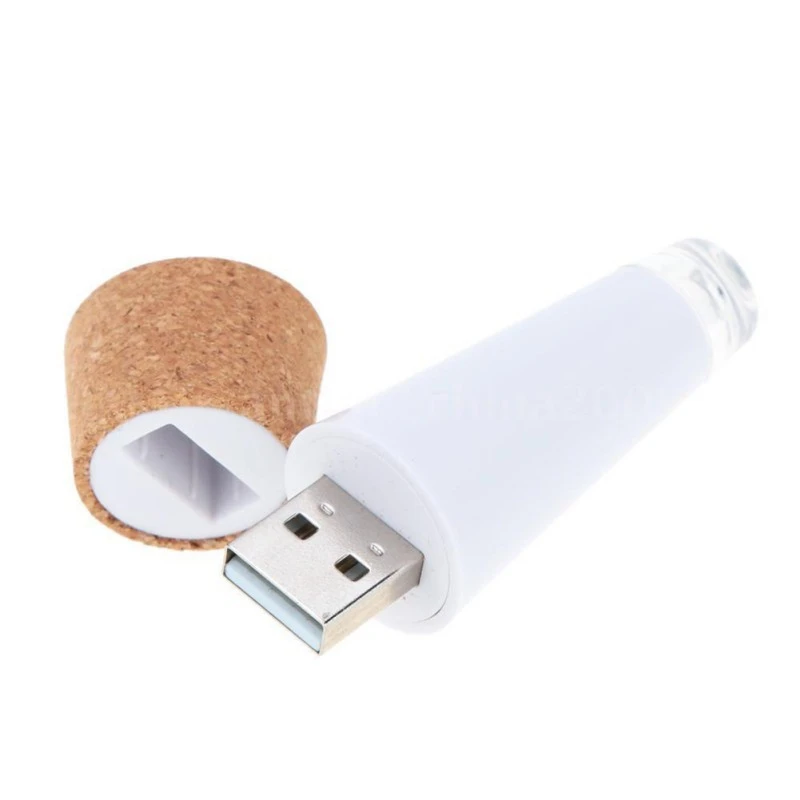 6 шт./лот пробковая Перезаряжаемые USB светодиодный ночной Светильник бутылка светодиодный многоцветная Лампа пробковая заглушка бутылки вина USB светодиодный ночной Светильник