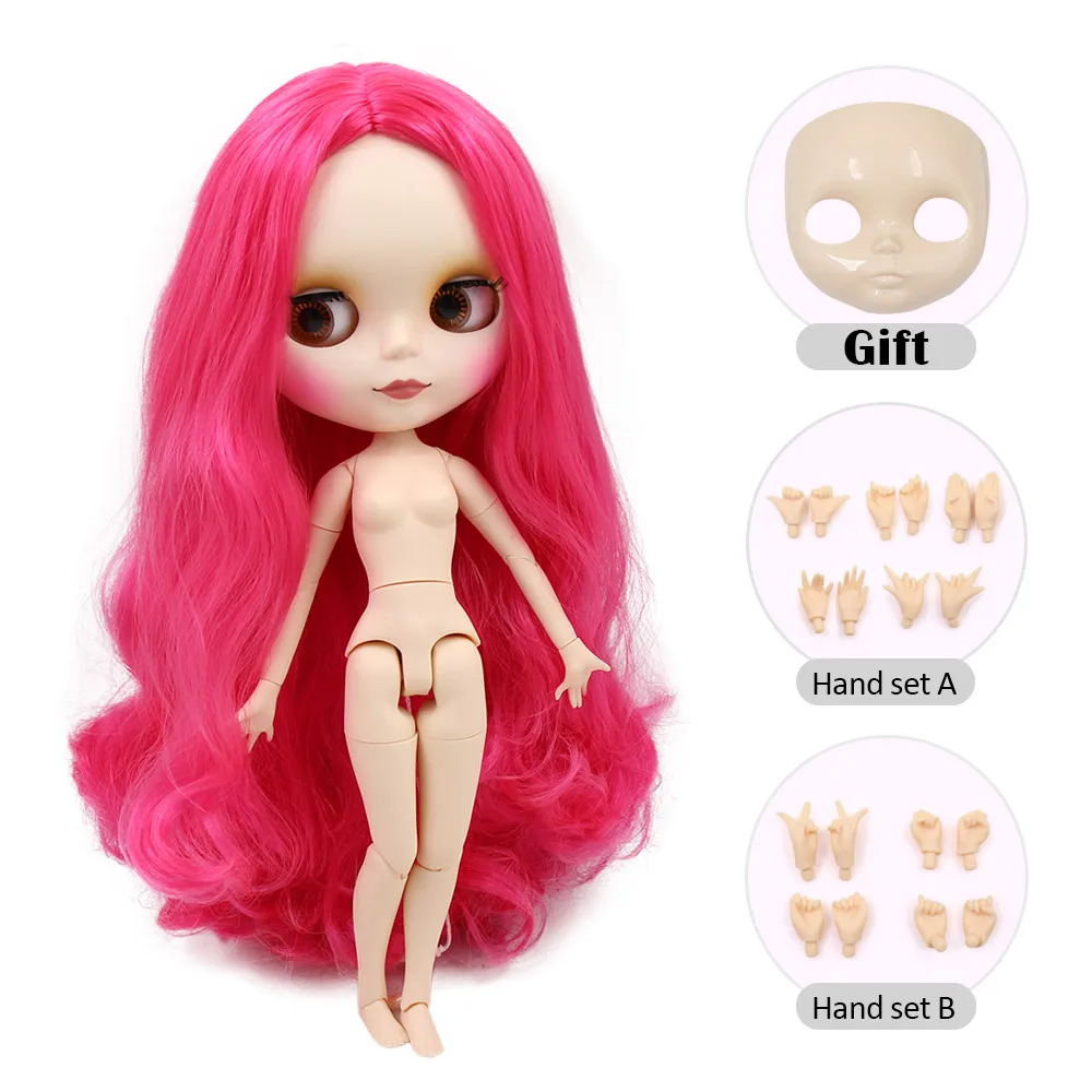 1290-joint body ICY blyth кукла Обнаженная нормальное тело и соединение тела BJD куклы Лицевая панель и ручной набор в качестве подарка на продажу - Цвет: 1290-joint body