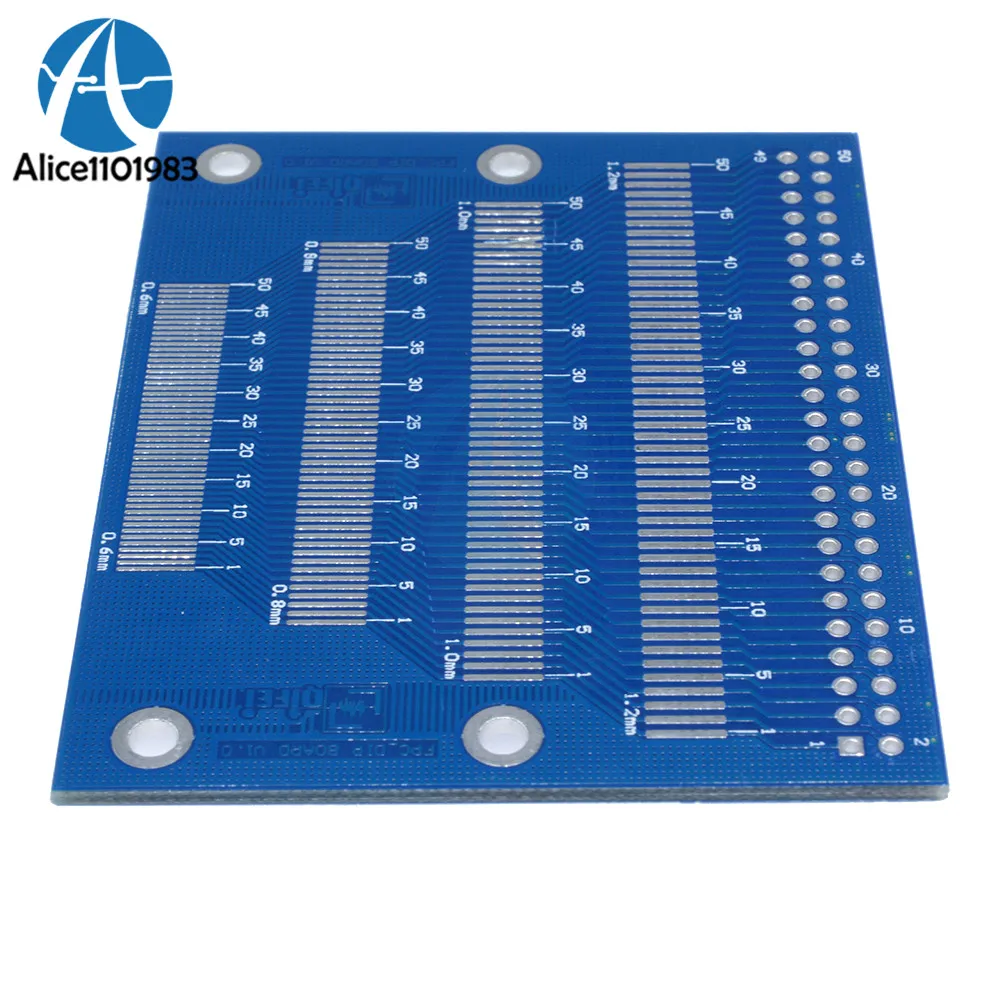 Плата адаптера для DIP TFT LCD SMD от 0 5 мм до 1 2 адаптер Pin Pitch плата FPC 3 дюйма