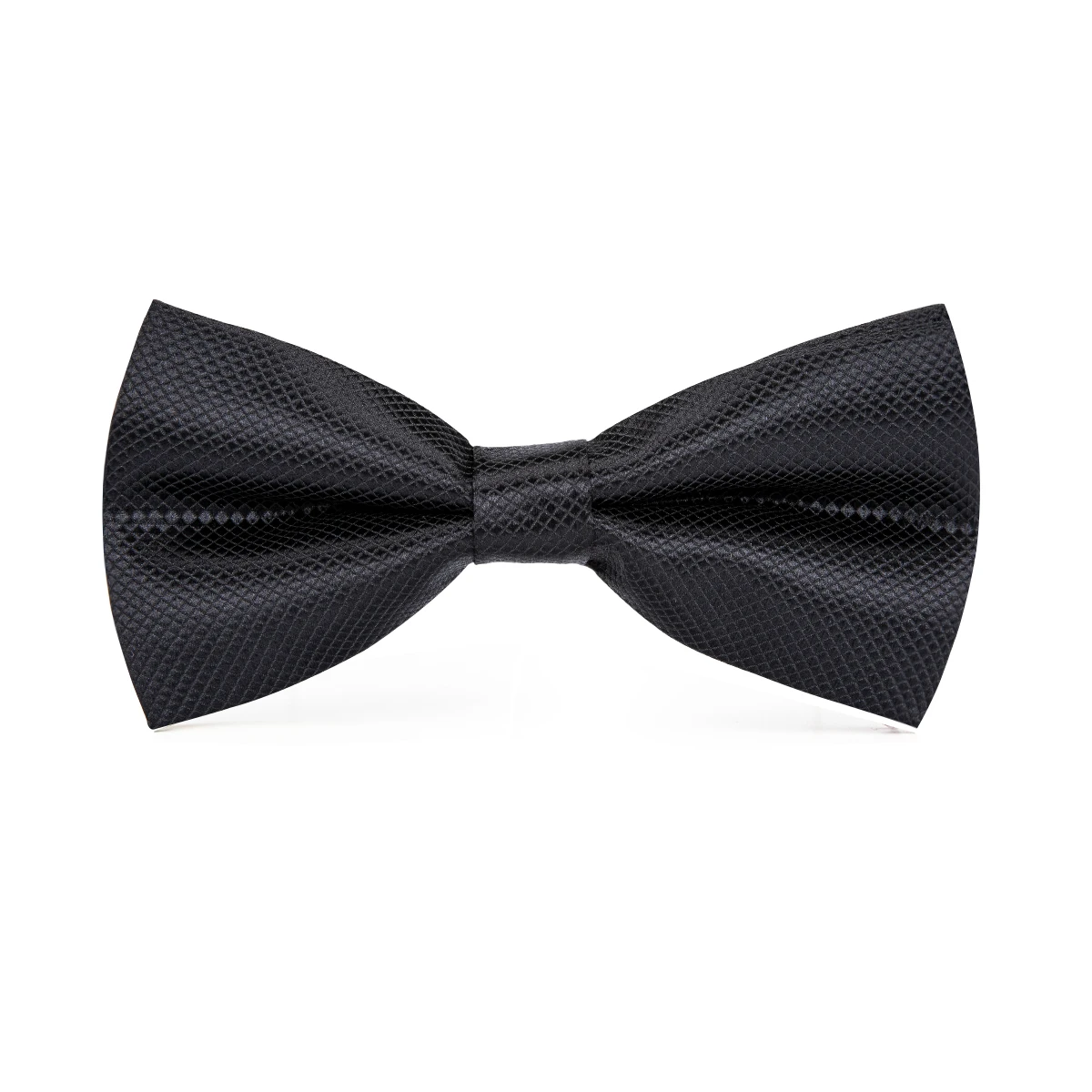 Самый популярный мужской черный однотонный простой галстук-бабочка 100% чистый