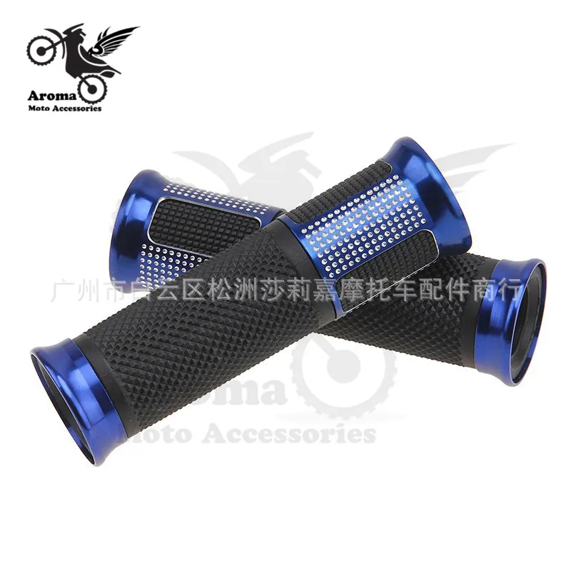 22MM colorful rubber moto accessories motorbike handle bar for kawasaki honda suzuki benelli yamaha handlebar motorcycle grip | Автомобили