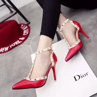 Новинка 2019 женские туфли на высоком каблуке сексуальные лодочки с острым носком