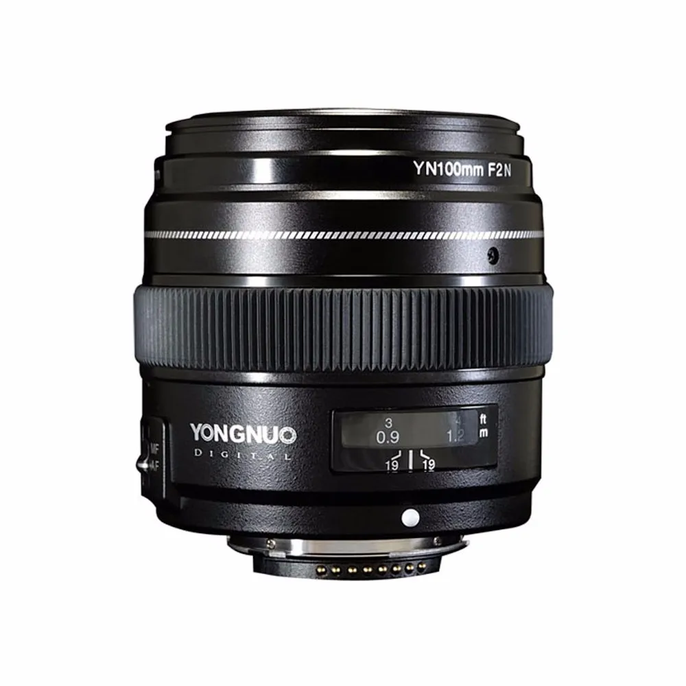 YONGNUO 100 мм yn100мм F2N большая апертура AF/MF Средний телеобъектив для камеры Nikon D7200 D7100 D7000 D5600 D5300 d3400