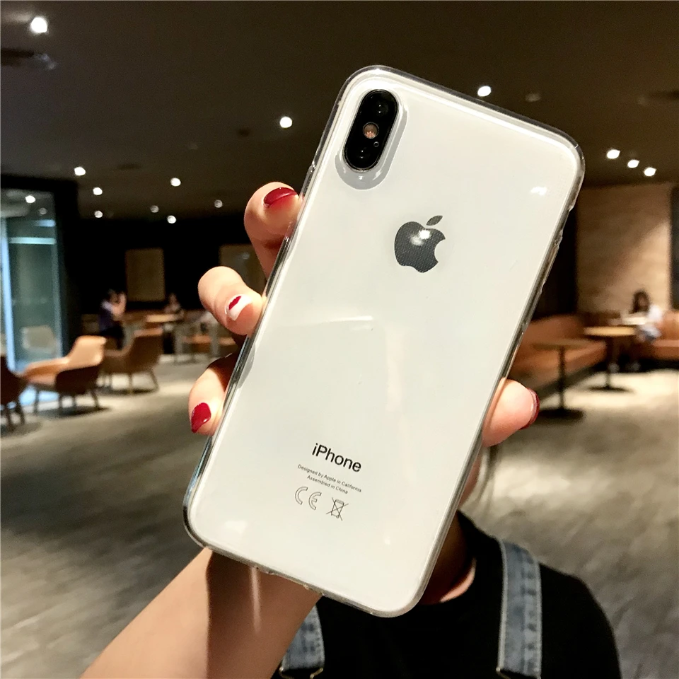 Прозрачный чехол из ТПУ для iphone XS MAX XR X SE 5 6 6s 7 8 Plus мягкий Sony XZ1 XZ2 XZ3 XZ4 XA XA1 XA2 Ultra |