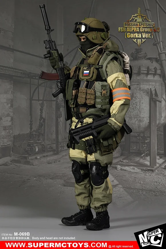 SuperMCTOYS M-069 1/6 русский спецназ FSB Alfa Group 3,0 Набор для 12 дюймовых фигурок DIY