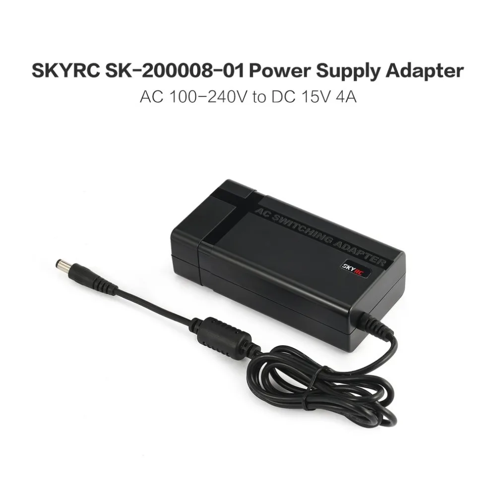 RC SKYRC RC модели AC/DC 15V 4A Питание адаптер ЕС штекер для Skyrc Батарея Зарядное устройство