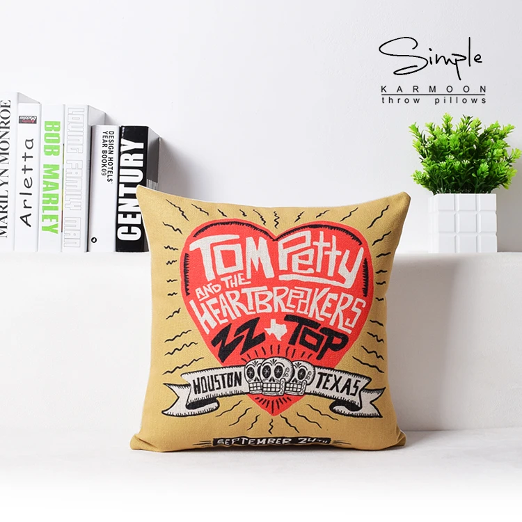 Наволочки с граффити для домашнего декора, украшение рок-поп-арт, декоративные подушечки, наволочки из льна и хлопка для дивана 45х45 см.