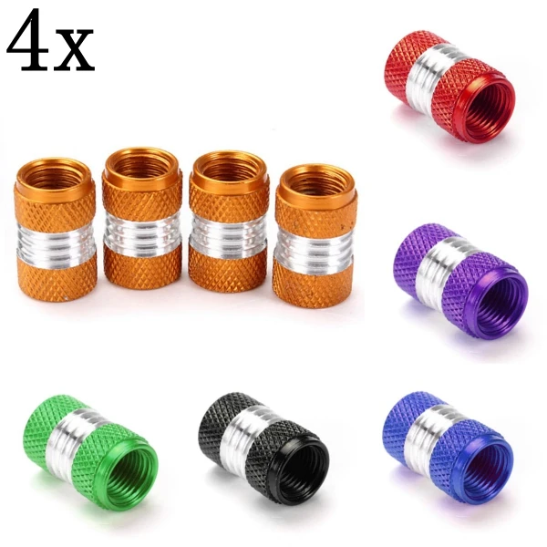 4Pcs Aluminum Alloy Car Truck Round Wheel Tire Valve Stem Cap Dust Cover 6 Color | Автомобили и мотоциклы