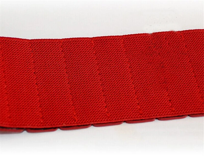 Женский широкий эластичный ремень из лакированной кожи модный дизайн черный красный разноцветный подходит