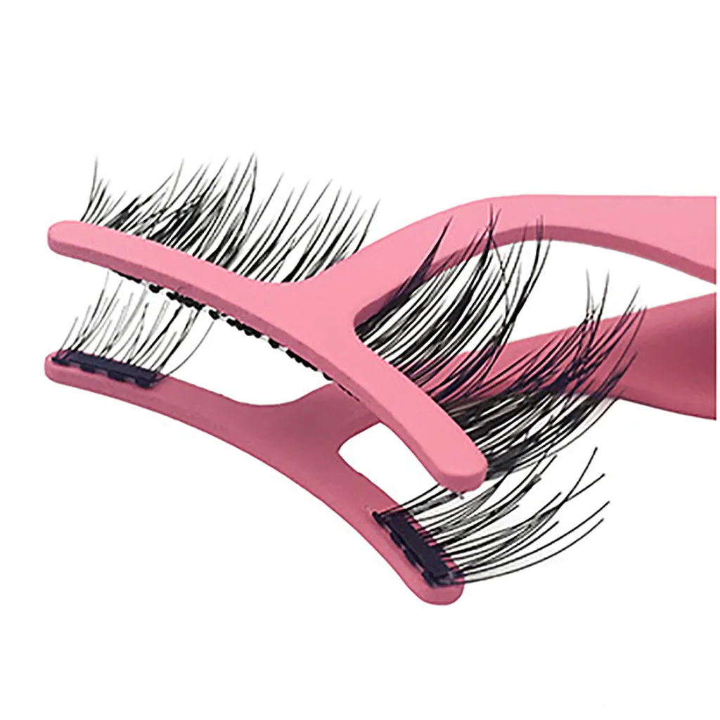 3D Магнитные Накладные ресницы Многоразовые очищаемые ручной работы Магнитный