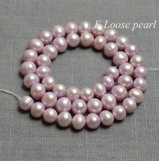 Unique Pearls jewellery Store Genuine Freshwater Pearl Loose Beads Pink Potato 8mm Bridal Design Full Strand YLSC1-99 | Украшения и