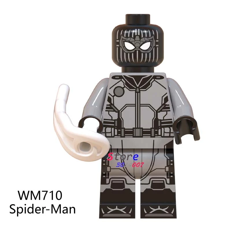 WM710 Один фильм Marvel Человек-паук вдали от дома яд призрак всадник Человек-паук Mysterio строительные блоки детские игрушки - Цвет: WM710