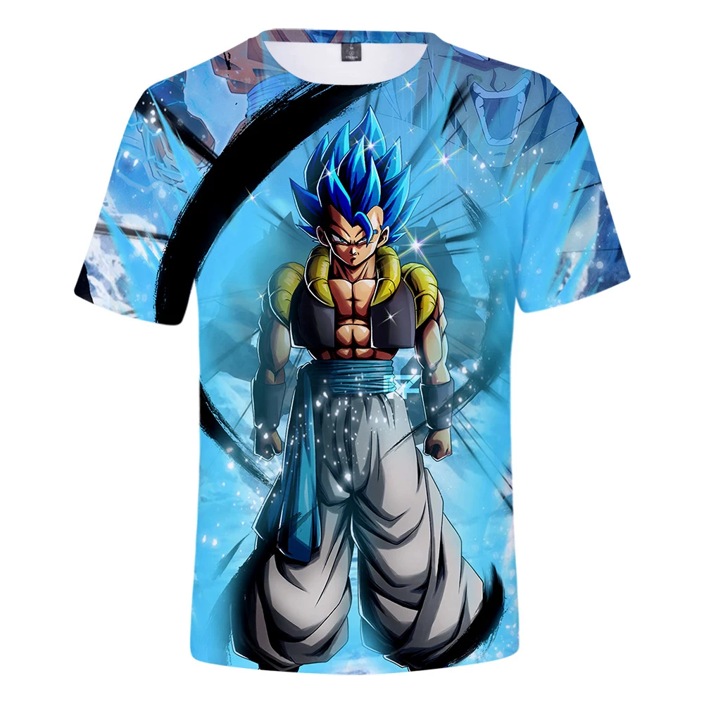 Женские/мужские футболки с 3D принтом Dragon Ball Super Broly летние модные топы короткими
