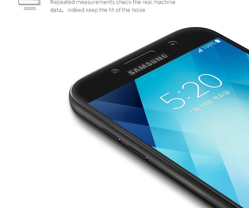 Glas для A5 A520 9 H полное покрытие закаленное стекло для samsung Galaxy A 5 A 520F A 520 5,2 дюймов Защитная пленка для экрана чехол