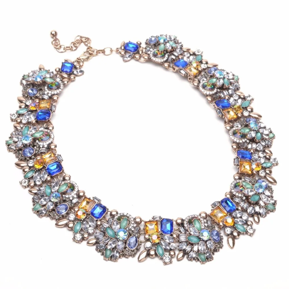 Массивное винтажное ожерелье ZA в стиле ретро золотая и серебряная цепочка