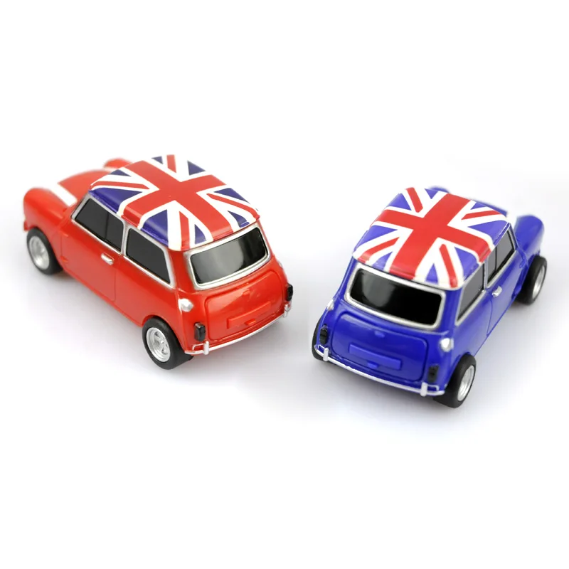 Автомобильная имитация 128 ГБ USB мини креативная медная модель автомобиля usb 2 0