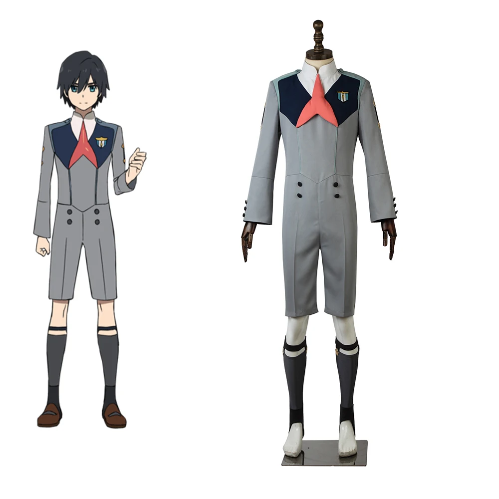

Cosplaydiy Custom Made Anime DARLING in the FRANXX Hiro Costume Costume CODE 016 Boys Girls School Uniform Suit Costume L320