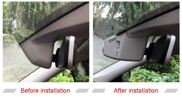 WiFi Автомобильный регистратор DVR DashCam камера видео рекордер 1080P 96658 IMX323 для Volkswagen Passat /Magotan высокая версия