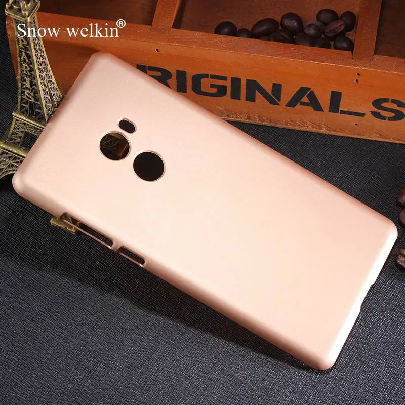 Снежный Welkin для Xiaomi mix2 роскошный прорезиненный матовый пластиковый жесткий