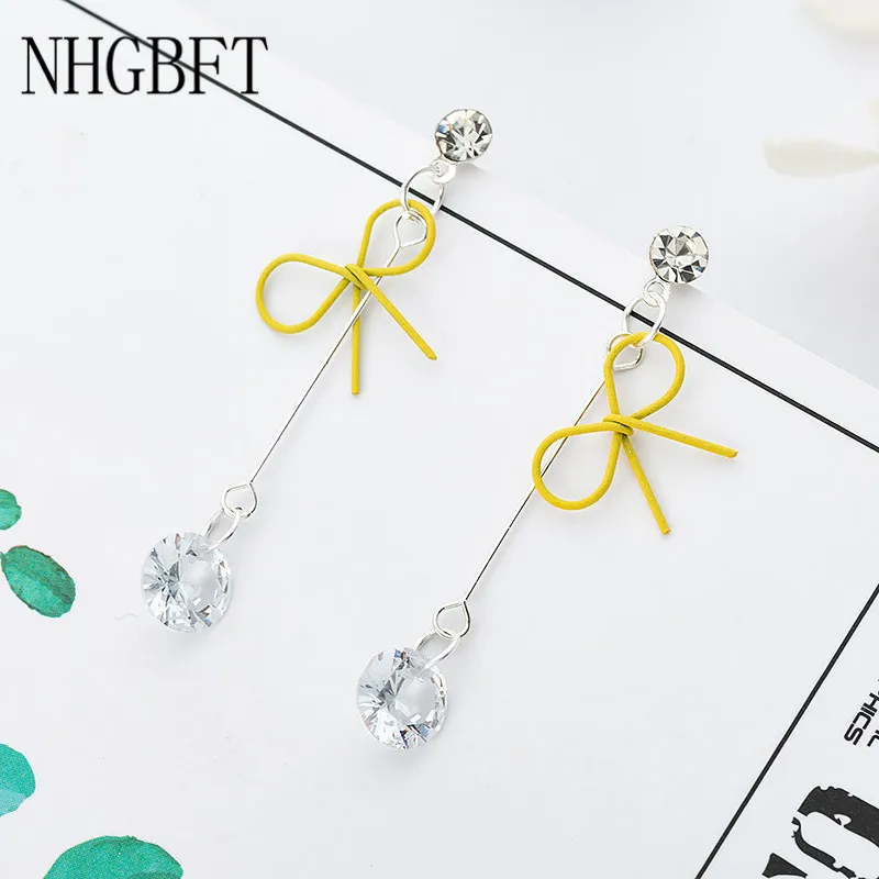 Новые длинные серьги-кисточки NHGBFT для женщин женские серьги в форме черного