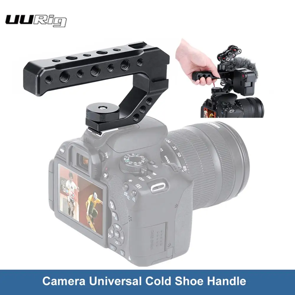 UURig R005 DSLR камера верхняя ручка захват металлический Холодный башмак адаптер