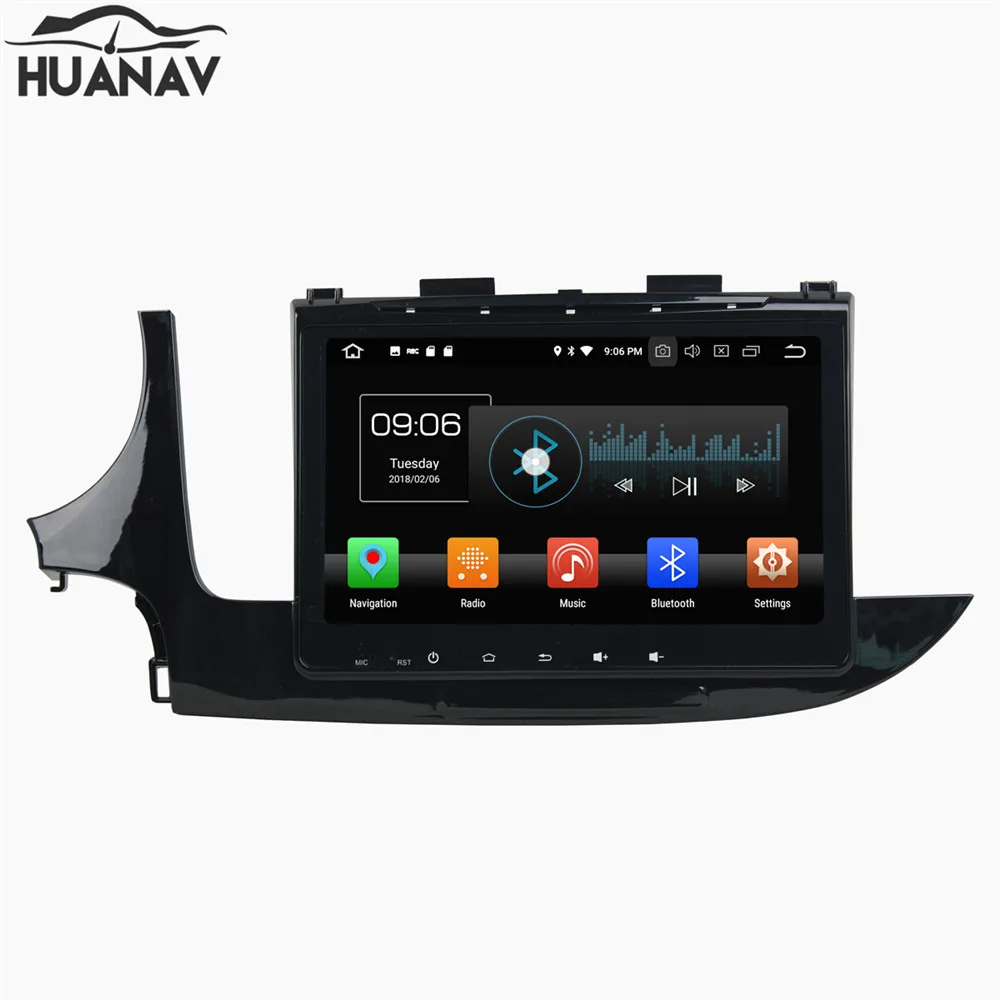 HUANVA Android 8 0 без CD DVD плеер GPS навигация для Opel MOKKA 2017 мультимедийный магнитофон ядер