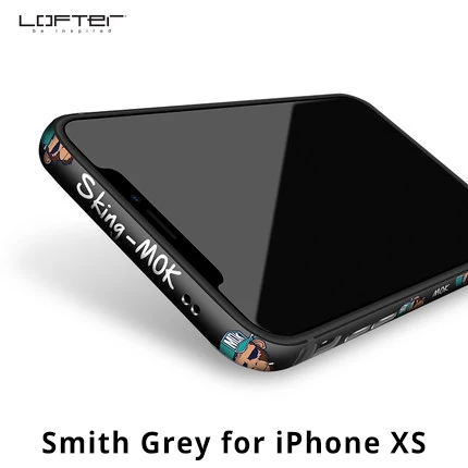 Классный металлический бампер для телефона для iPhone XS XR, чехол для телефона s для iPhone XS Max, чехол с мультяшным рисунком, алюминиевая силиконовая рамка, чехол - Цвет: 1 Grey for XS