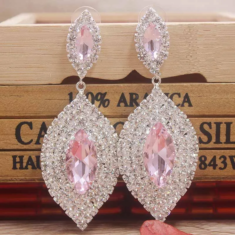 Классические большие серьги подвески в форме невесты 16 стилей Висячие свадебные