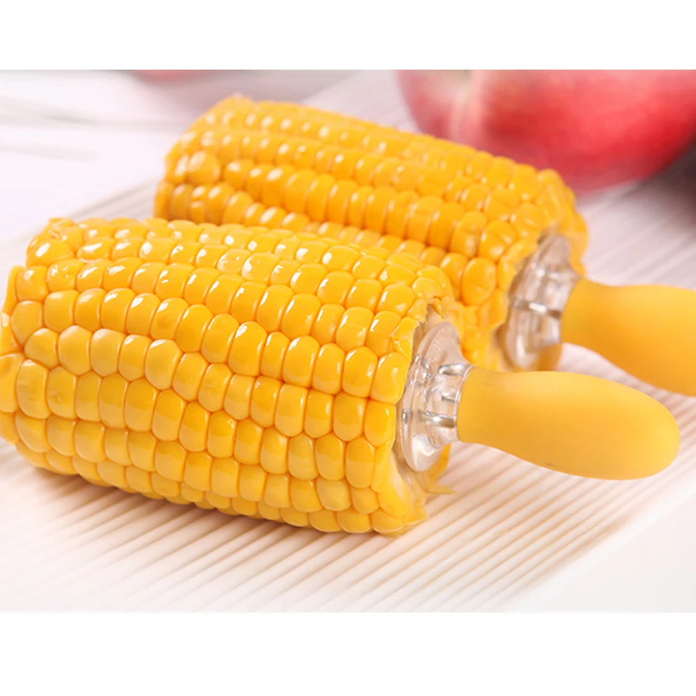 2 шт держатели для кукурузы Нержавеющая сталь вилки барбекю гриля пищи зубцами