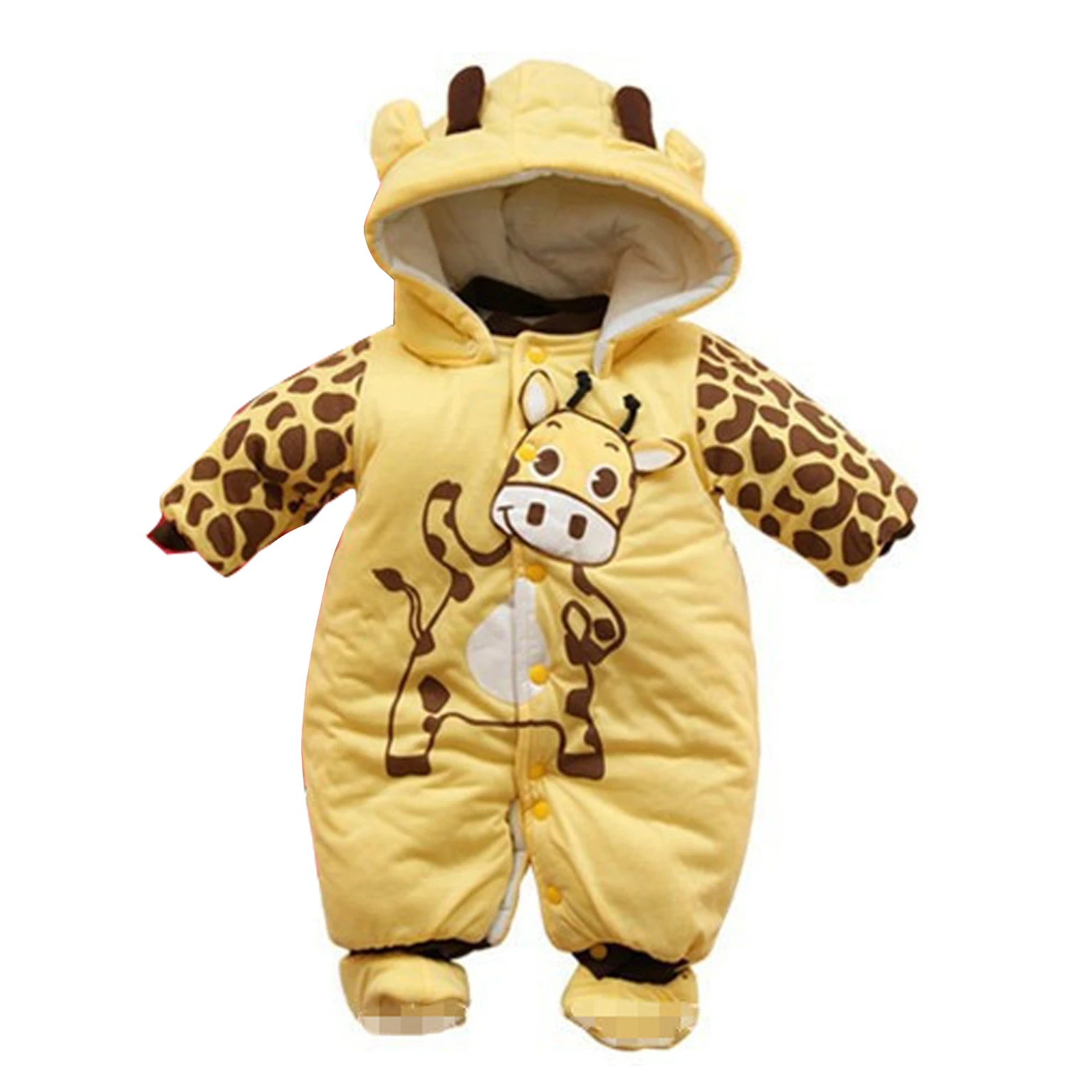 Детские комбинезоны GAORUI зимние теплые для новорожденных мальчиков и девочек