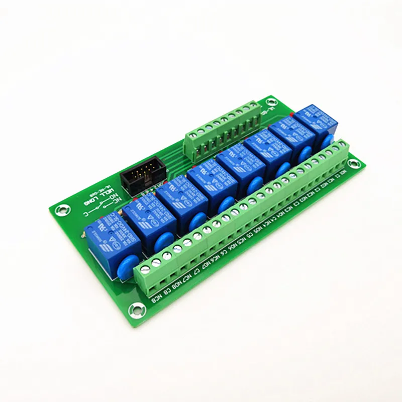 8 Channel PNP Type 24V 10A Power Relay Interface Module,SONGLE SRD-24VDC-SL-C Relay.