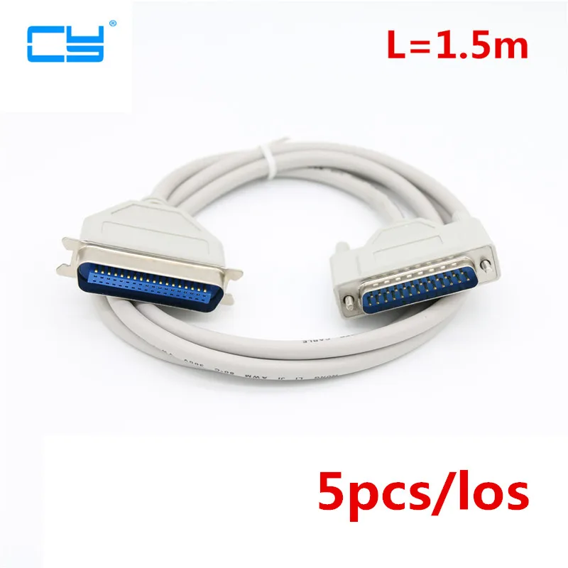5 футов 1 м DB25 к CN36 параллельный принтер матричный кабель для передачи данных 25 pin 36