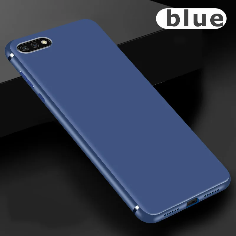 штейн матовый ультра тонкий Тонкий силиконовый чехол Huawei Y5 2018 чехлы мягкий