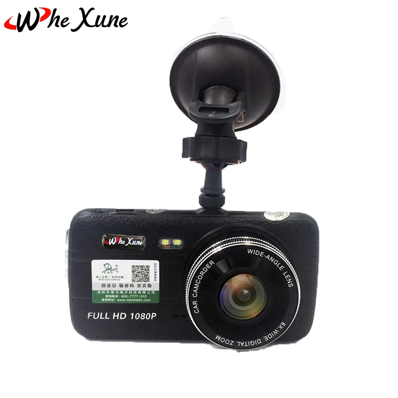 Whexune 2018 4.0 дюймов Видеорегистраторы для автомобилей Full HD 1296 P видео рекордер