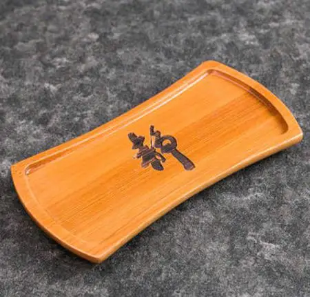 No.4 - 6pcs "Король Чай Mall" Ebony/бамбуковая чайная чашка коврик(No.1-№ " 6 шт./компл." № " 4 шт./компл." для китайское кун-фу Cha, чай чайные наборы подарки - Цвет: No.4 - 6pcs