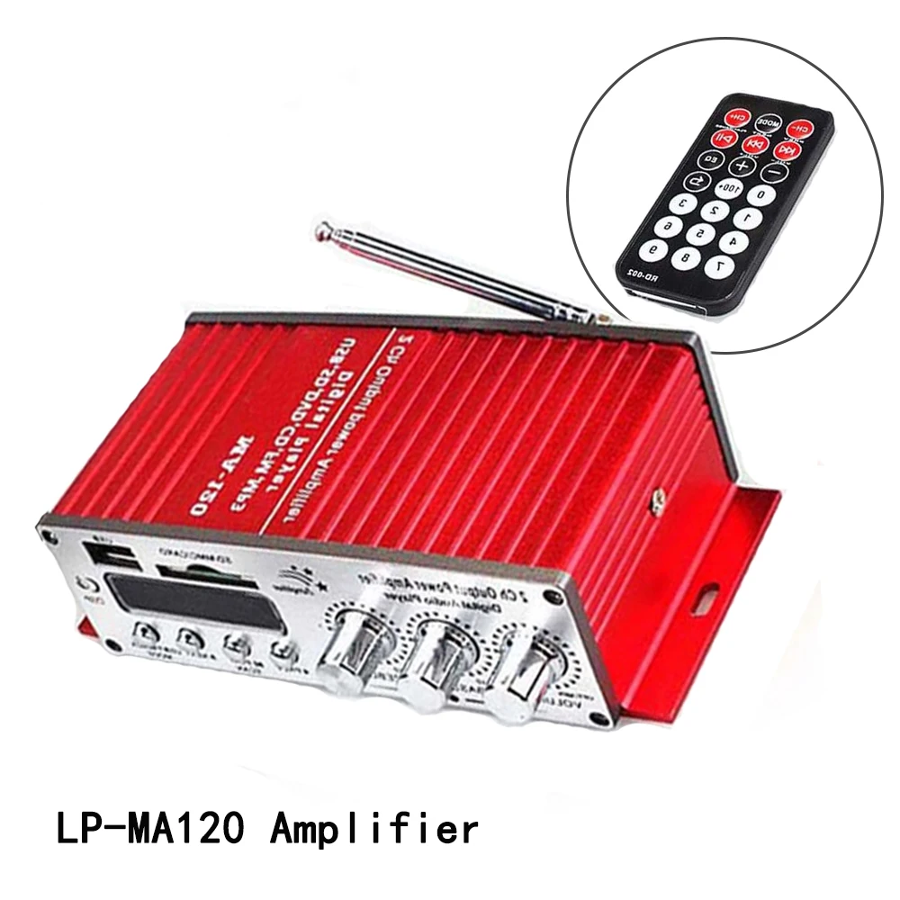 Стерео подключение цифровой MP3/USB/SD Amp радио Hi Fi RCA автомобильный аудиодинамик 12 В