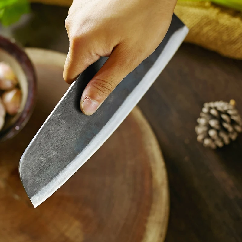 Чжоу ручной работы Нож для пилинга мяса рыбы Кливер нож для нарезки разделенный нож для мясника потрошенный нож кухонный нож