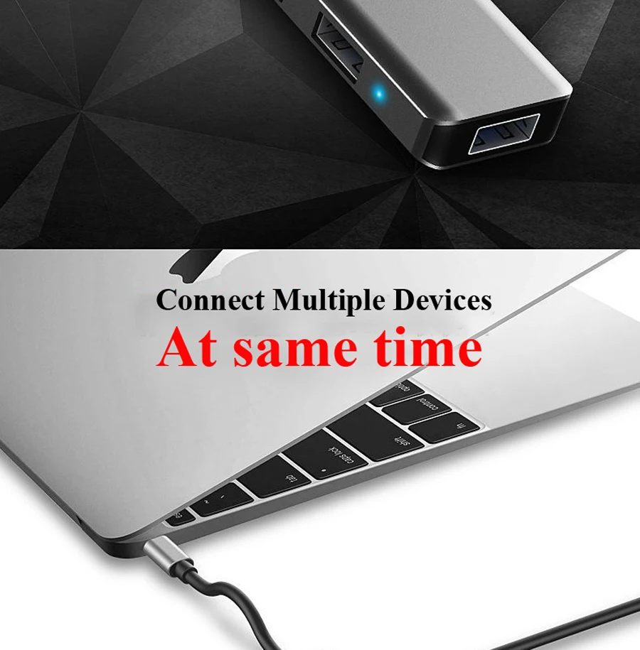 Многофункциональная док-станция usb type-c USB-C концентратор USB 3,0 RJ45 VGA адаптер для MacBook samsung Galaxy S8 S9 HUAWEI Matebook