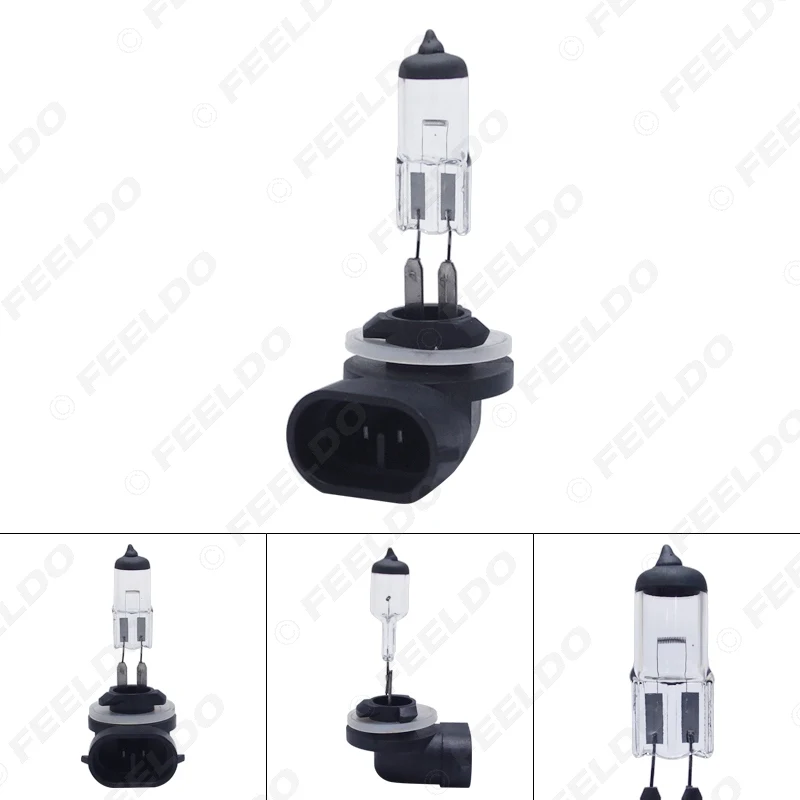 LEEWA 2 шт. автомобиль H1 H3 H4 H7 H8 H9 H11 9004 9005 9006 9007 H16 880 55 W/100 W 12V Белый противотуманки HalogenBulb автомобильные лампы для передних фар