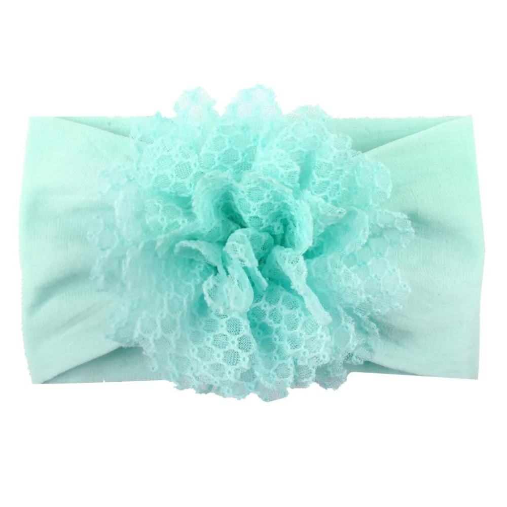 2019 детские повязки на голову с цветком нейлоновые шифоновая повязка для