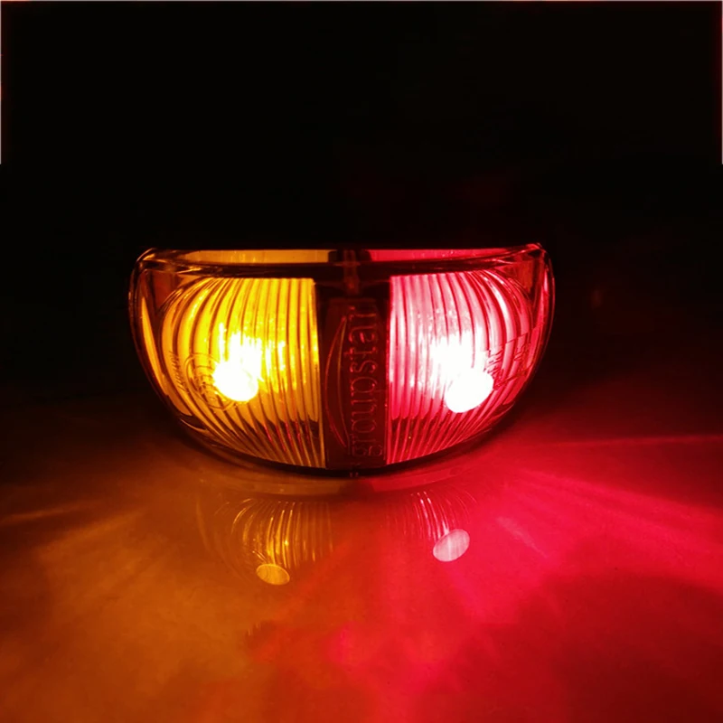 

1 Piece LED Truck Side Marker Light for 24V Truck Trailer RV Caravan Red Yellow