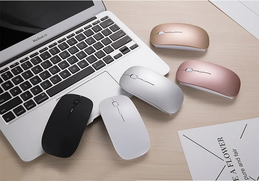 Gmilli 1600 dpi оптическая Bluetooth беспроводная мышь для Macbook Air Pro Win10/Mac ноутбук планшетный ПК