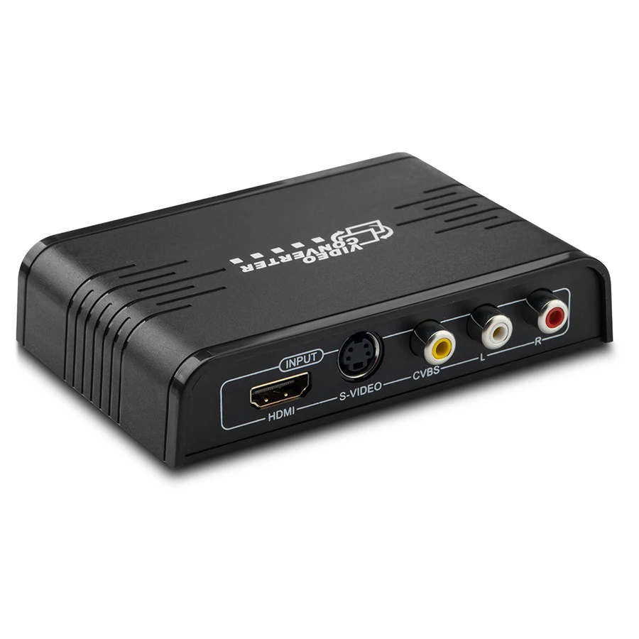 Композитный 3 RCA видео CVBS S к HDMI преобразователь R/L аудио 720P / 1080P HD Upscaler DVD CD HDTV|s-video to