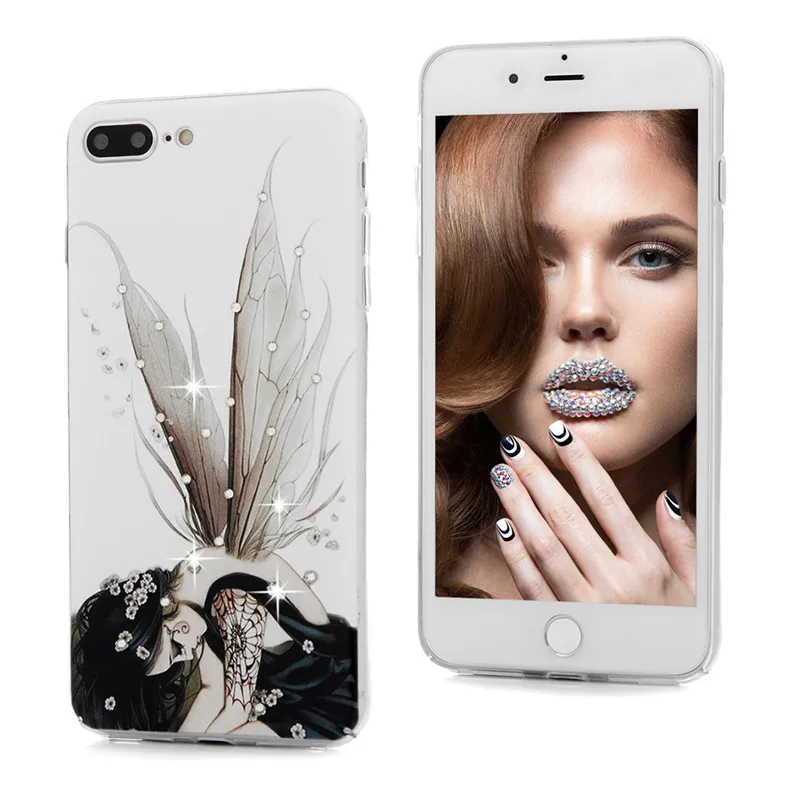 Роскошный чехол со стразами и блестками для Apple iPhone 7 Plus 5 &quotс принтом 3D Bling